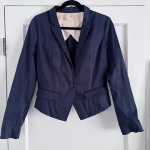 Free People Navy Blue Blazer Size 2